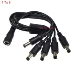 5V 12V 5.5mmX2.1mm 1 To 2/3/4/5/6/8/10/16 Way Female To Male DC Power Splitter Supply Adapter Connector Extension Cable LED CCTV - Image 8
