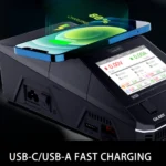 ToolkitRC Q6AC Charger AC 400W / DC 1000W 4CH output Built-in 65W USB Output 15W Wireless Charger for LiPo NiMH PB battery - Image 4