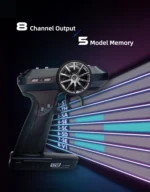 LDARC CT01 2.4G 8CH Two-Way RC Car Remote Controller with CR1800 2.4G 8CH Receiver for RC Car Boat Tanks - Image 12