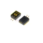 5PCS Gold Plated SMD SMT 2P 2-BIT TOGGLE switch doule Row 2PIN PITCH 1.27MM 2 PIN Slide Switches 2 Position 4 PIN 2-way - Image 2