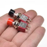 1Pcs 3Pin C-NO-NC 6mm Mini Momentary Automatic return Push Button Switch ON-(ON) 2A 250VAC/5A 120VAC Toggle Switches PS-102 - Image 5