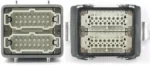 Industrial Rectangular Heavy Duty Connector HDC-HE-4/6/10/16/20/24/32/48 Core Pin 16A Waterproof Aviation Plug top and side - Image 40