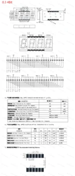 2/5Pcs SMD LED Digital Tube Display 0.2/0.3/0.56-Inch 1/2/3/4-Bit 7 Segment Common Cathode/Anode Red/White/Yellow/Green/Blue SMT - Image 17