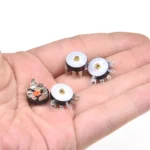 10PCS Straight Angle Radio Potentiometer RV12 B10K B103 B50K B503 Power Amplifier Volume Potentiometer With Switch 12mm - Image 3