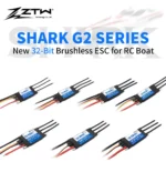 ZTW 32-Bit ESC Shark G2 20A 30A 40A 50A 60A 80A 100A SBEC 5V/6V 8A Brushless Speed Controller for RC Boat Underwater Thruster - Image 15