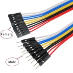 Diymore Alligator Clip To Dupont Wire 10Pin Male Crocodile Clip To Jumper Wire 10pin Female Test Lead for Arduino Raspberry Pi - Image 3