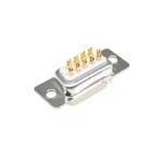 2pcs 3u Gold Plated Solid Pin Db9 Male Female Mount Serial Port Connector Solder Type d-sub Rs232 Com Connectors 9pin Adapter - Image 4