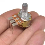 5pcs WH148 3pin With switch 15MM Bend foot 5K 10K 50K 100K 500K B5K B10K B100K B500K Potentiomete Right Angle - Image 3