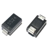 50pcs SS24 SMD Diode 2A/40V Schottky Diodes SMA Package Type A DO-214AC Model SB240 - Image 2