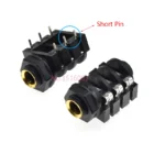 2/5PCS 6.35mm/6.35 Stereo Audio Microphone Female Socket/Jack Connector 6.3mm 6P/6Pin For PCB Plug-in - Image 6