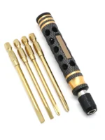 4 in 1 Hexagon Screwdriver 1.5 2.0 2.5 3.0mm 6.35mm Quick Change Allen Key Hex Screws Wrench Tool for 1/8 1/10 RC Car SCX10 TRX4 - Image 13