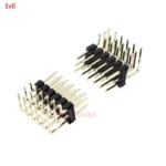 5PCS 90 degree Three Row Male 2.54MM Pitch Right Angle PIN Header Connector 3*2/3/4/5/6/7/8/10/20/40 PIN/P 3x/3/4/5/6/8/10/20/40 - Image 11