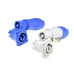 1pcs Powercon nac3fca+nac3mpa-1 Chassis Plug Panel Connector 3pins 250v Ac Power Male Plug + Female Socket Led Speakon Connector - Image 4