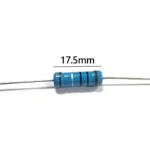 10pcs 3W Metal Film Resistor 1R 10R 100R 1K 10K 100K 1 10 100 Ohm R K Accuracy 1% Five-Color Ring Resistance 0.1R-910K - Image 2