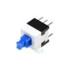 30PCS 8X8MM Self lock push button switch + red cap Micro TAcT Key Switch Self-locking power SWITCH ON/OFF 8*8 8X8 inching - Image 6