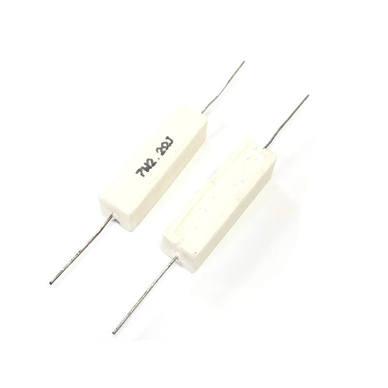 5pcs 7W 5% Cement Resistor Power Resistance 2.2Ohm 7W2R2 7W2Ω2 7W2.2ΩJ