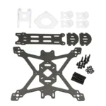 Angel25 2.5 Inch 118MM Wheelbase Carbon Firber Frame Kit RC Drone FPV Racing Quadcopter Support1103 1104 1206 Brushless Motor - Image 5