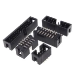10pcs dip 6P 10P 20P 26P 34P 40P PIN 2.54MM pitch MALE SOCKET straight idc box headers PCB CONNECTOR DOUBLE ROW DC3 HEADER - Image 5