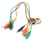 5PCS/LOT Electrician DIY Test Wires Alligator Clips , Double-headed Crocodile Clips, 50CM Test Jumper Wires - Image 2