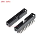 5/10Pcs Right Angle 6/10/20/26/34/40 Pin 2.54mm Pitch Male Socket Idc Box Header Pcb Connector Double Row 10p/20p/40p Dc3 Header - Image 13