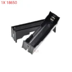 5PCS 1x 18650 battery holder Hard Pin 3.7V Batteries case Storage Box diy 1 slot 1*18650 Rechargeable Battery Shell housing