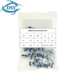 13Type*5pcs=65PCS RM065 Potentiometer Adjustable Kits 100/200/500/1K/2K/5K/10K/20K/50K/100K/200K/500K/1MΩ Resistor - Image 5