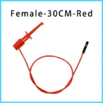 Test Hook Clip to Dupont Male/Female Jumper Wire 26AWG Silicone Cable For Breadboard Oscilloscope Logic Analyzer - Image 8