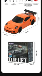 Rc Toys 1/43 RC Drift Car with Gyro Upgraded Ver 2.4G Remote Control Mini Drift Race Car 4WD Radio Control RC Toys Traffic Cones - Image 36
