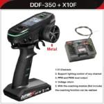 DUMBORC DDF-350 with X10FG / X10F 10CH RC Radio Transmitter and Receiver HD Screen   for RC Car Truck Crawler Boat Tank - Image 7