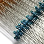 100pcs 1/8W 1/6W Metal Film Resistor 4R3 4R7 5R1 4K3 4K7 5K1 47R 51R 47K 4.3 4.7 5.1 43 47 51 430 470 510 R K M Ohm 1% 0.125W