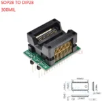 Sop8/Sop14/Sop16/Sop20/Sop28/44/Tssop8/Tssop16/Tssop20/Tssop28/TQFP32/LQFP44 To Dip Programmer Adapter Socket 150/208/173/300mil - Image 12