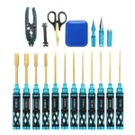 18 in 1 RC Tools Kits Box Set Screwdriver Pliers Hex Sleeve Socket Repair for RC Car Boat Quadcopter Helicopter Multirotors Mode - Image 2