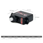 Surpass Hobby 2g 3.7g 4.3g 6g 8g Micro Digital Mini Servo Metal and Plastic Gear for Rc Drone Airplane Fixed-wing Car Robot - Image 14
