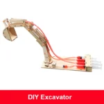 Hydraulic Excavator DIY Student Technology Small Production Science and Education Toy Model Science Experiment Toy - Image 10