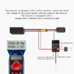 HOTRC DS-600 6CH 2.4GHz Radio System Transmitter Remote Controller with DS 600 PWM 6 Channel Receiver for RC Boat - Image 11