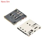 5/10PCS Nano-SIM Card Holder Push Type 7PIN Mini SIM Card Socket Nano Sim Card Connector ROHS Self-Projectile Gold Plating 7P - Image 8