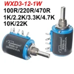 WXD3-12-1W 100 220 470 1K 2K2 3K3 4K7 10K 22K 33K 47K Ohm 100R 220R 470R 2.2K 3.3K 4.7K WXD3-12 1W New Potentiometer - Image 3