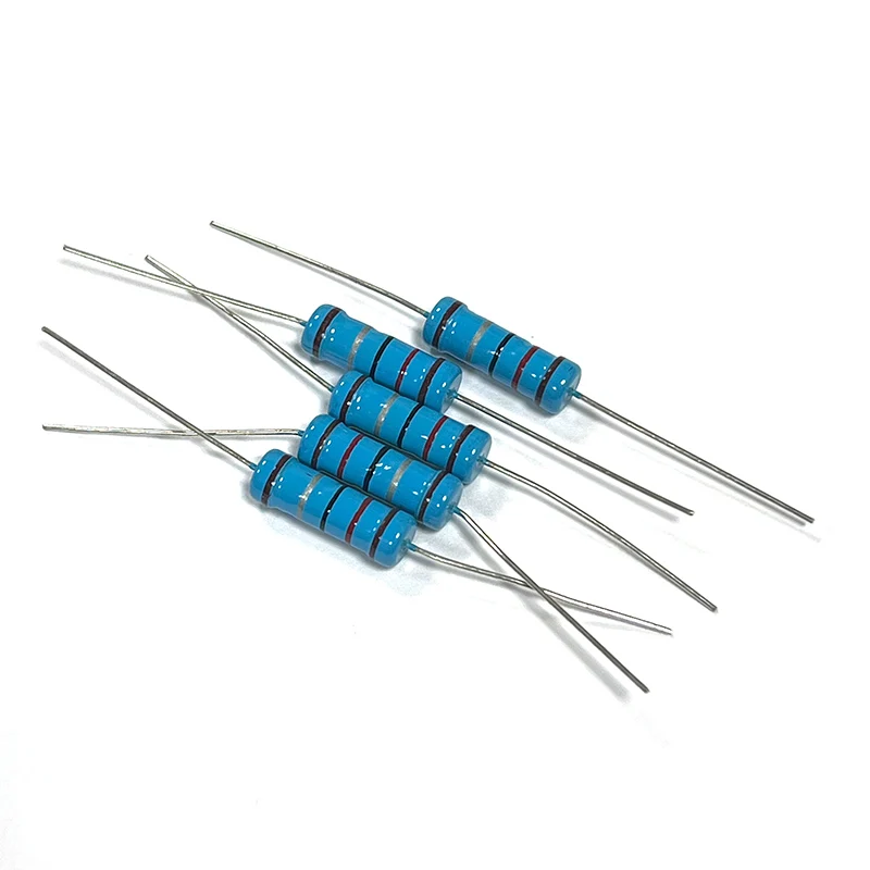 10pcs 3W 1.2R 12R 120R 1.2K 12K 120K  1R2 12 120 Ohm R K Accuracy 1% Metal Film Resistor  0.1R-910K