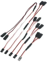 5pcs/lot 150mm 300mm 500mm RC Servo Y Extension Cord Cable Lead Wire for JR Futaba Rc Battery Drone Car Boat Helicopter Airplane - Image 7