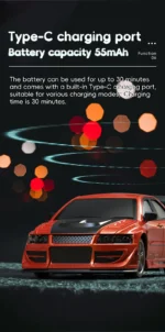 New Turbo Racing 1/76 Mini Electric Remote Control Car C76 Mini RTR Toy Car Sports Car Model Car for Adult Children's Toys Gift - Image 17