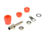 10pcs js-910b Terminal Blocks Banana Male Plug 4mm Jack Amplifier Connectors Red + Black Panel Mount Terminal Binding - Image 5