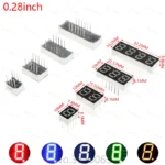 5Pcs LED Digital Tube Display 0.28/0.36/0.4/0.56/0.8-Inch 1/2/3/4-Bit 7 Segment Common Cathode/Anode Red/White/Yellow/Green/Blue - Image 8