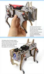 DIY Voice Control Mechanical Dog DIY Science Experiment Kit & Education Model Toy For Children Gift Toy Building Project - Image 13