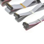 2PCS FC-FD DC4 2.54MM pitch male to female connector 8/10/16/20/40 PIN 20CM 30CM Flat Ribbon DOWNLOAD Data Cable IDC BOX HEADER - Image 4