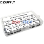 20Sets WH148 15MM Single Potentiometer Kit B1K B2K B5K 10K/20K/50K/100K/250K/500K/1M,With White, Blue Yellow Orange Red Knob Set - Image 3