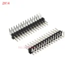 10PCS Double row MALE 2.54MM PITCH Right Angle PIN Header connector 2*2/3/4/5/6/7/8/9/10/16/20/40 PIN/P 2x/3/4/5/6/8/10/16/20/40 - Image 9