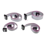 2pcs 2.54mm Pitch Fc-6/8/10/14/16/20/40/50 Pin 30cm Jtag Isp Download Cable Gray Flat Ribbon Data Cable For Dc3 Idc Box Header - Image 3