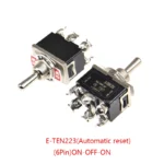 1pcs e-ten 1021 1121 1122  1221 1321 1322 2/3/6 Pin Toggle Switch on-on on-off-on Power Switches 15a 250v - Image 3