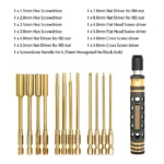 4 in 1 Hexagon Screwdriver 1.5 2.0 2.5 3.0mm 6.35mm Quick Change Allen Key Hex Screws Wrench Tool for 1/8 1/10 RC Car SCX10 TRX4 - Image 10