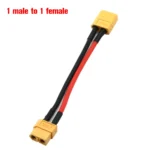 XT60 Parallel Battery Connector Male/Female Cable Dual Extension Y Splitter/ 3-Way 14AWG Silicone Wire for RC Battery Motor - Image 11